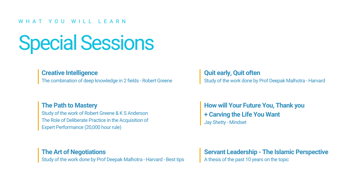 Special Sessions